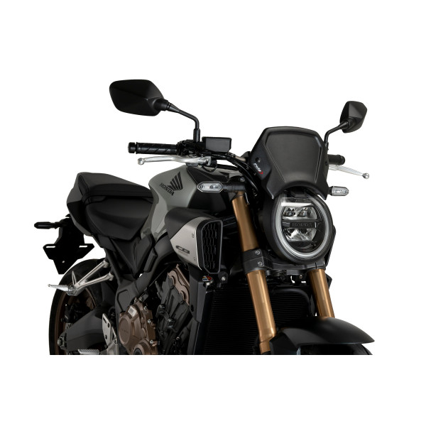 Puig Puig aluminium fly screen | black | honda cb650r 2024>current